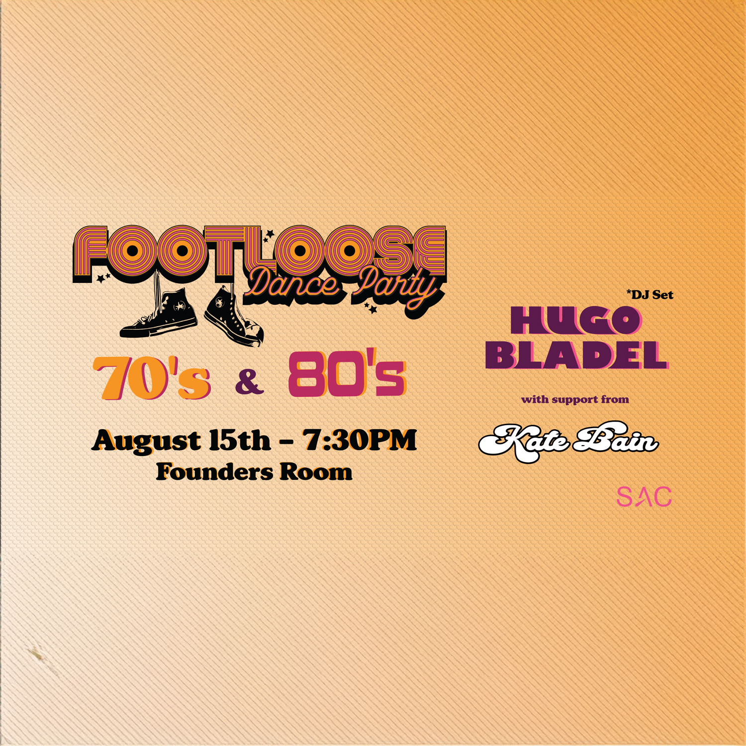 Footloose Dance Party 70s & 80s