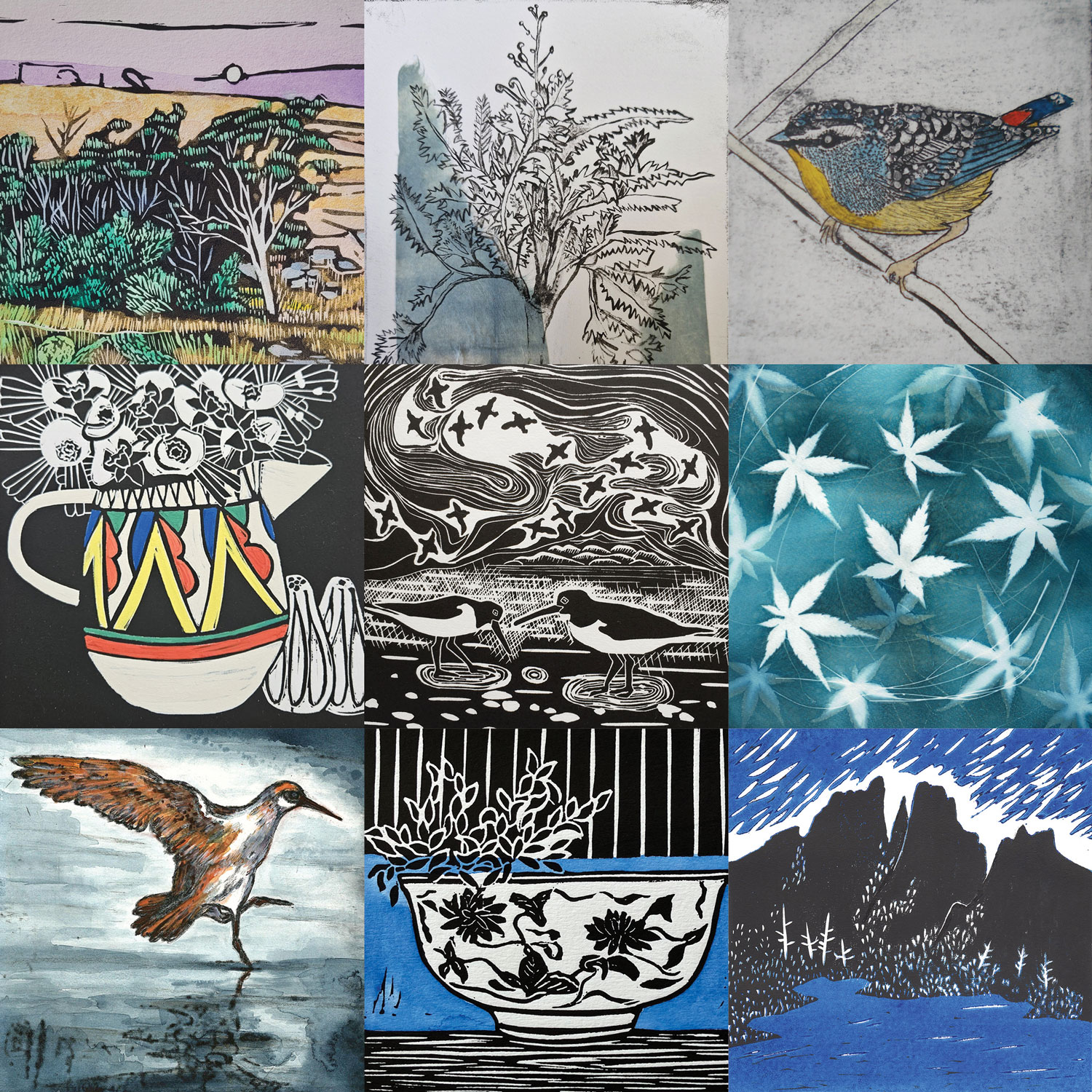 2025 Hunter Island Press Mini Print Exhibition and Sale