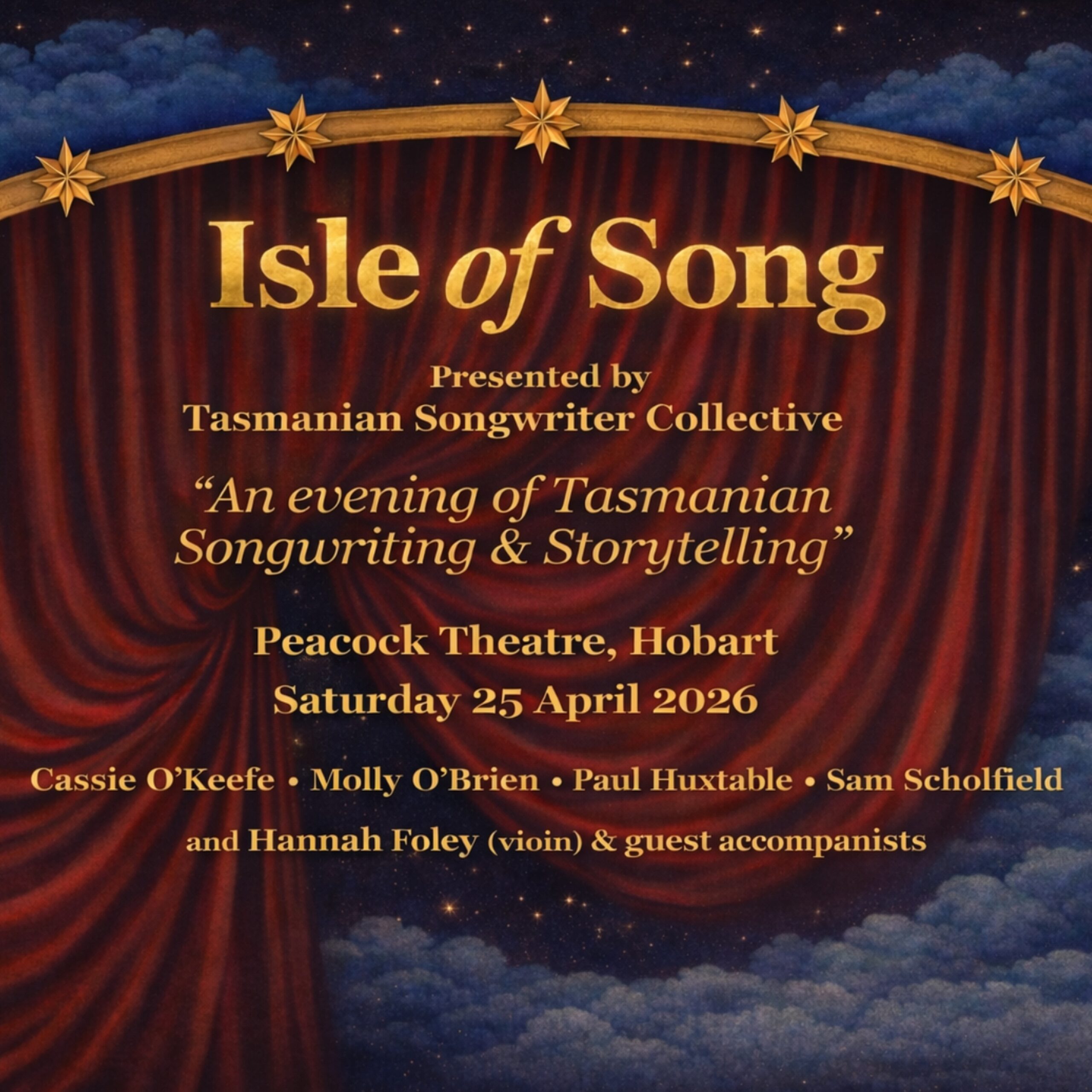 Isle of Song — An Evening of Tasmanian Songwriting & Storytelling